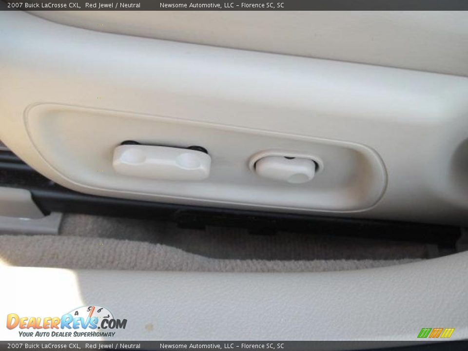 2007 Buick LaCrosse CXL Red Jewel / Neutral Photo #14