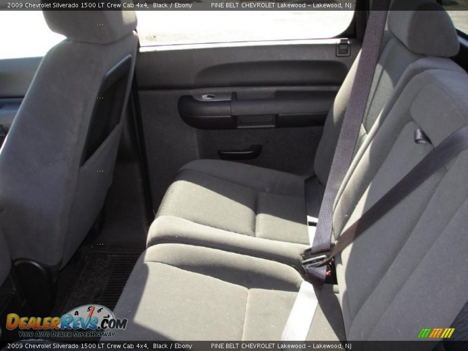 2009 Chevrolet Silverado 1500 LT Crew Cab 4x4 Black / Ebony Photo #13