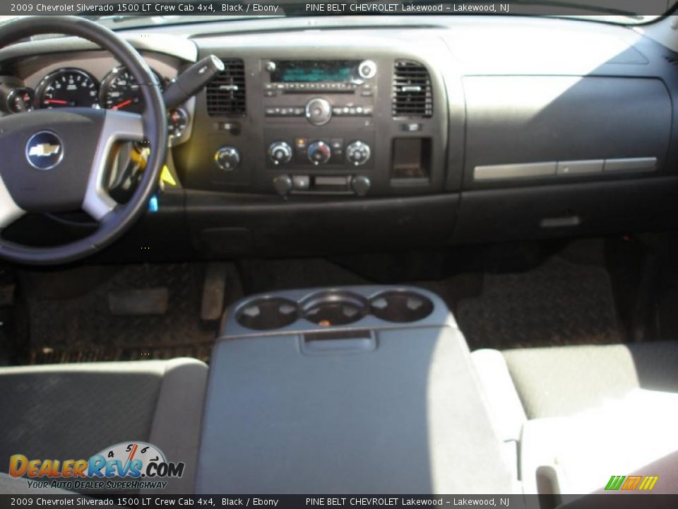 2009 Chevrolet Silverado 1500 LT Crew Cab 4x4 Black / Ebony Photo #14