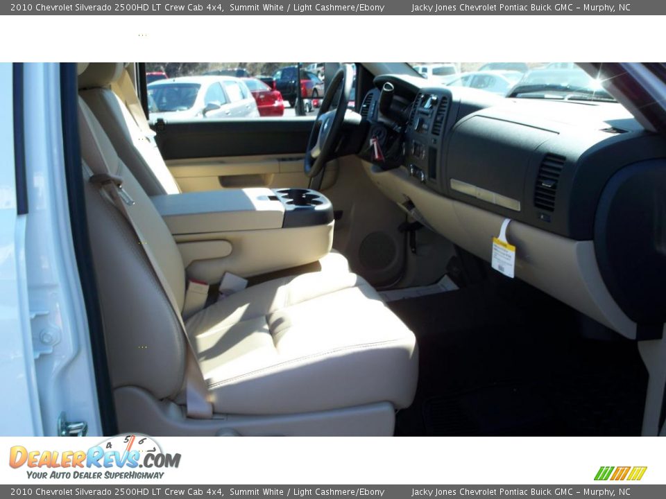 2010 Chevrolet Silverado 2500HD LT Crew Cab 4x4 Summit White / Light Cashmere/Ebony Photo #8
