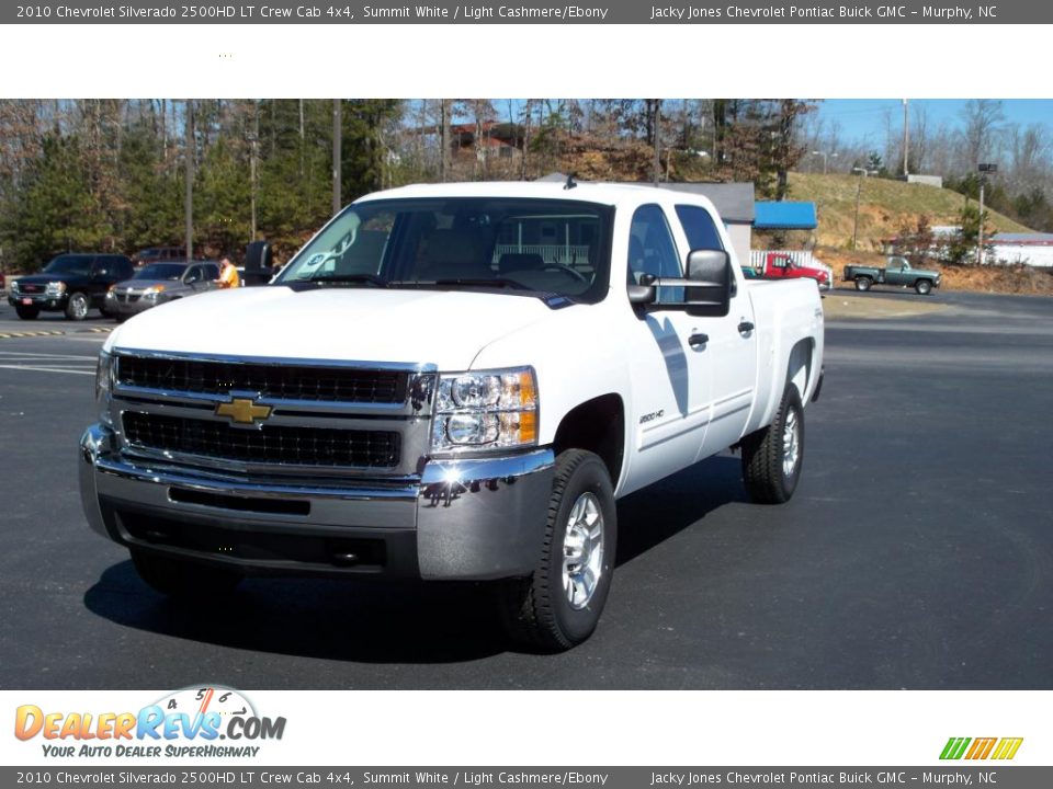 2010 Chevrolet Silverado 2500HD LT Crew Cab 4x4 Summit White / Light Cashmere/Ebony Photo #12