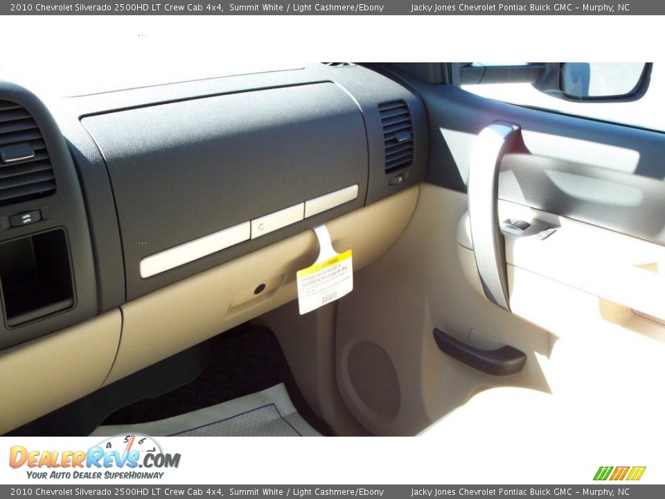 2010 Chevrolet Silverado 2500HD LT Crew Cab 4x4 Summit White / Light Cashmere/Ebony Photo #13