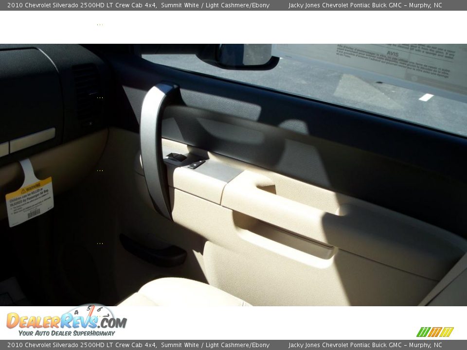 2010 Chevrolet Silverado 2500HD LT Crew Cab 4x4 Summit White / Light Cashmere/Ebony Photo #14
