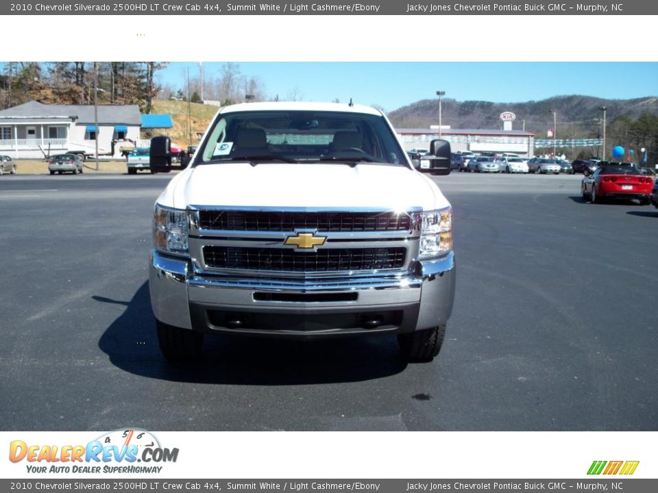 2010 Chevrolet Silverado 2500HD LT Crew Cab 4x4 Summit White / Light Cashmere/Ebony Photo #15