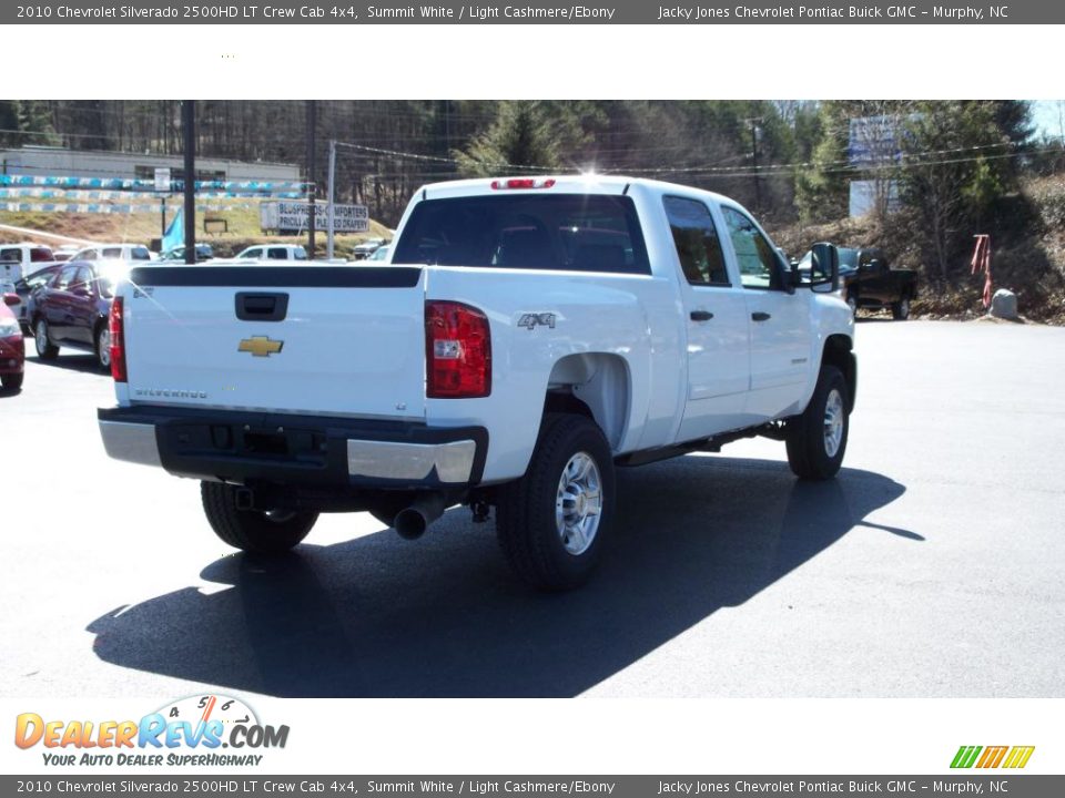 2010 Chevrolet Silverado 2500HD LT Crew Cab 4x4 Summit White / Light Cashmere/Ebony Photo #18