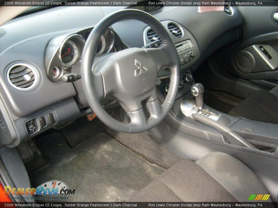 2006 Mitsubishi Eclipse GS Coupe Sunset Orange Pearlescent / Dark Charcoal Photo #10