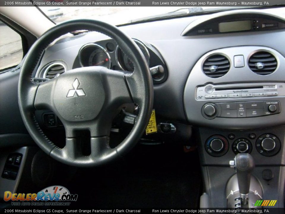 2006 Mitsubishi Eclipse GS Coupe Sunset Orange Pearlescent / Dark Charcoal Photo #18