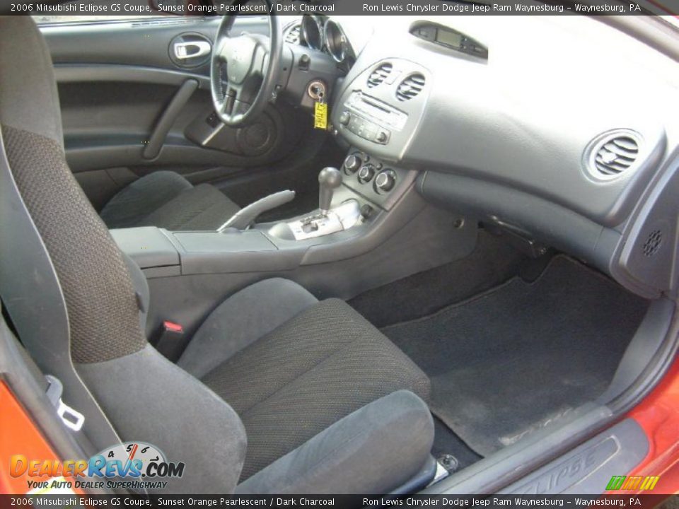 2006 Mitsubishi Eclipse GS Coupe Sunset Orange Pearlescent / Dark Charcoal Photo #20