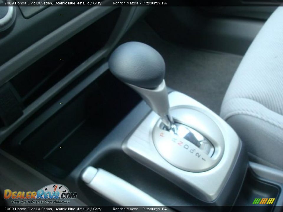 2009 Honda Civic LX Sedan Atomic Blue Metallic / Gray Photo #16