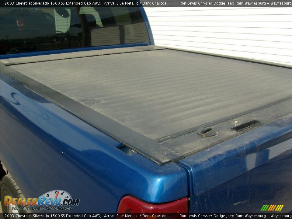 2003 Chevrolet Silverado 1500 SS Extended Cab AWD Arrival Blue Metallic / Dark Charcoal Photo #15