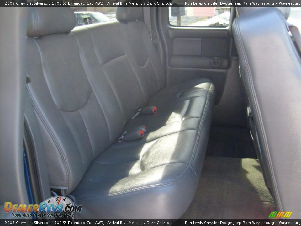 2003 Chevrolet Silverado 1500 SS Extended Cab AWD Arrival Blue Metallic / Dark Charcoal Photo #18