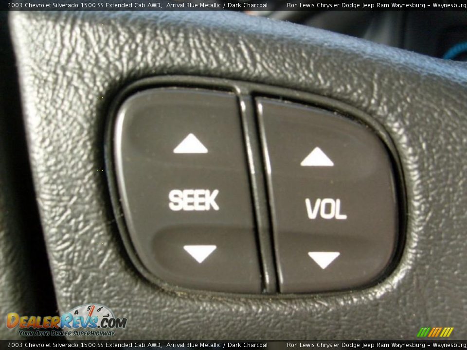 2003 Chevrolet Silverado 1500 SS Extended Cab AWD Arrival Blue Metallic / Dark Charcoal Photo #23