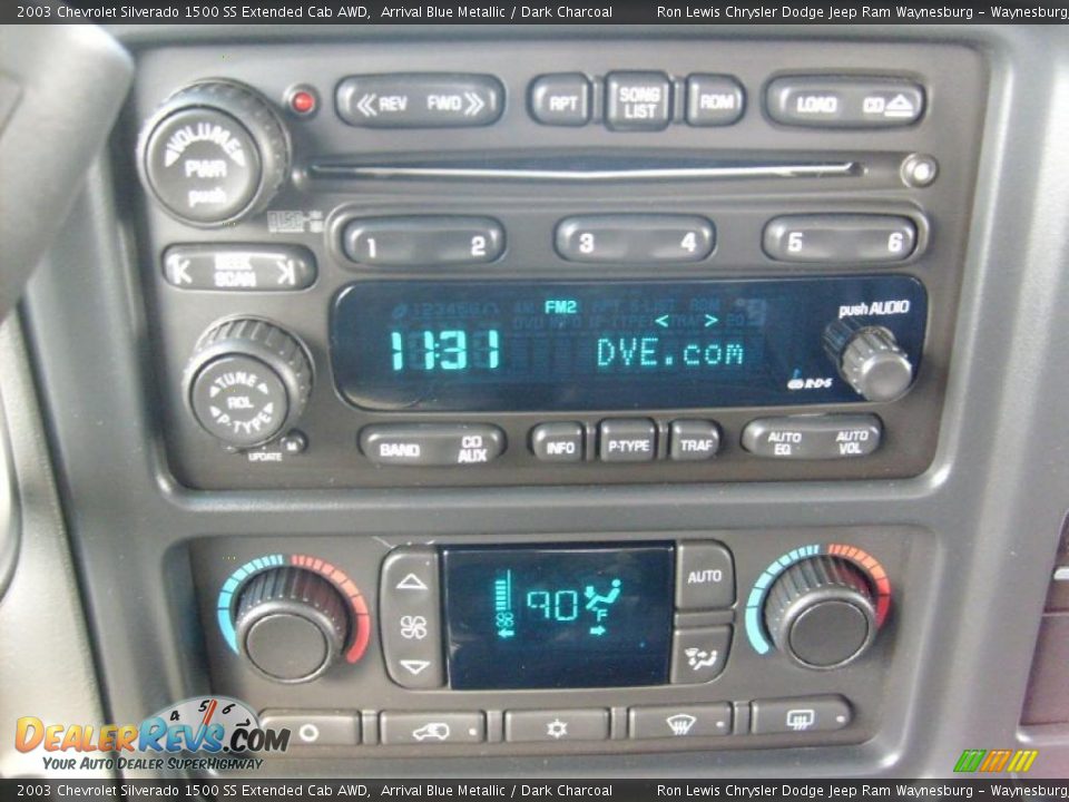 2003 Chevrolet Silverado 1500 SS Extended Cab AWD Arrival Blue Metallic / Dark Charcoal Photo #24