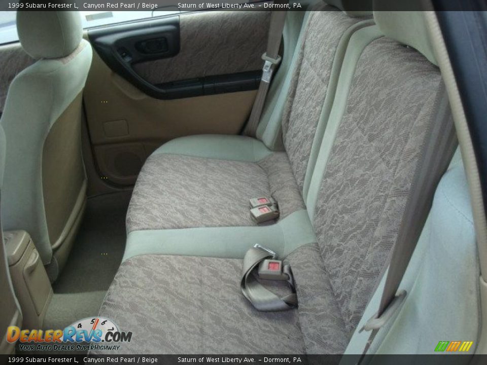 1999 Subaru Forester L Canyon Red Pearl / Beige Photo #9