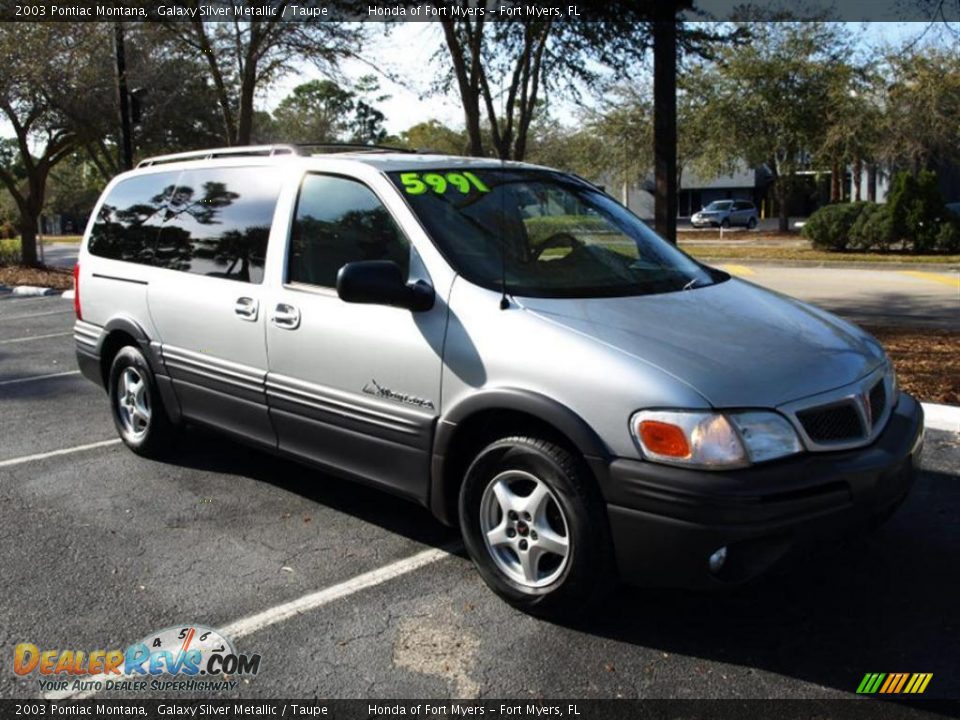 2003 Pontiac Montana Galaxy Silver Metallic / Taupe Photo #1