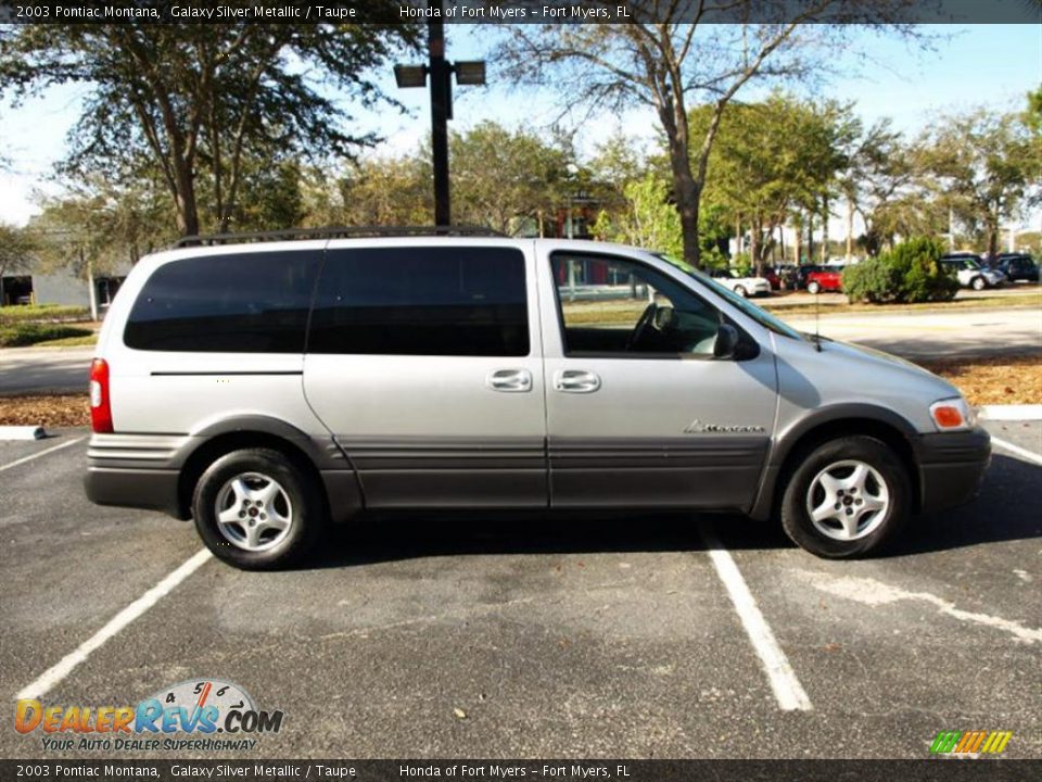 2003 Pontiac Montana Galaxy Silver Metallic / Taupe Photo #2