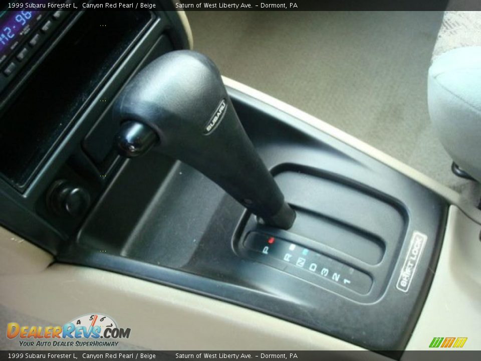 1999 Subaru Forester L Canyon Red Pearl / Beige Photo #12