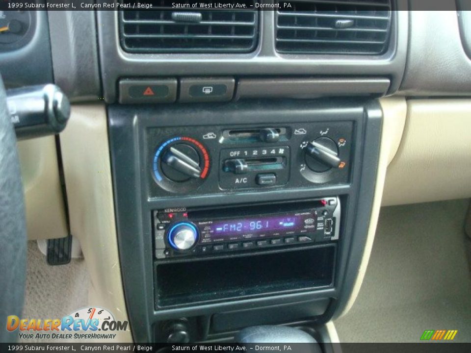 1999 Subaru Forester L Canyon Red Pearl / Beige Photo #13
