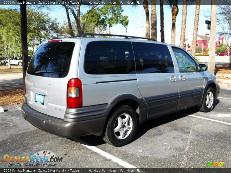 2003 Pontiac Montana Galaxy Silver Metallic / Taupe Photo #3