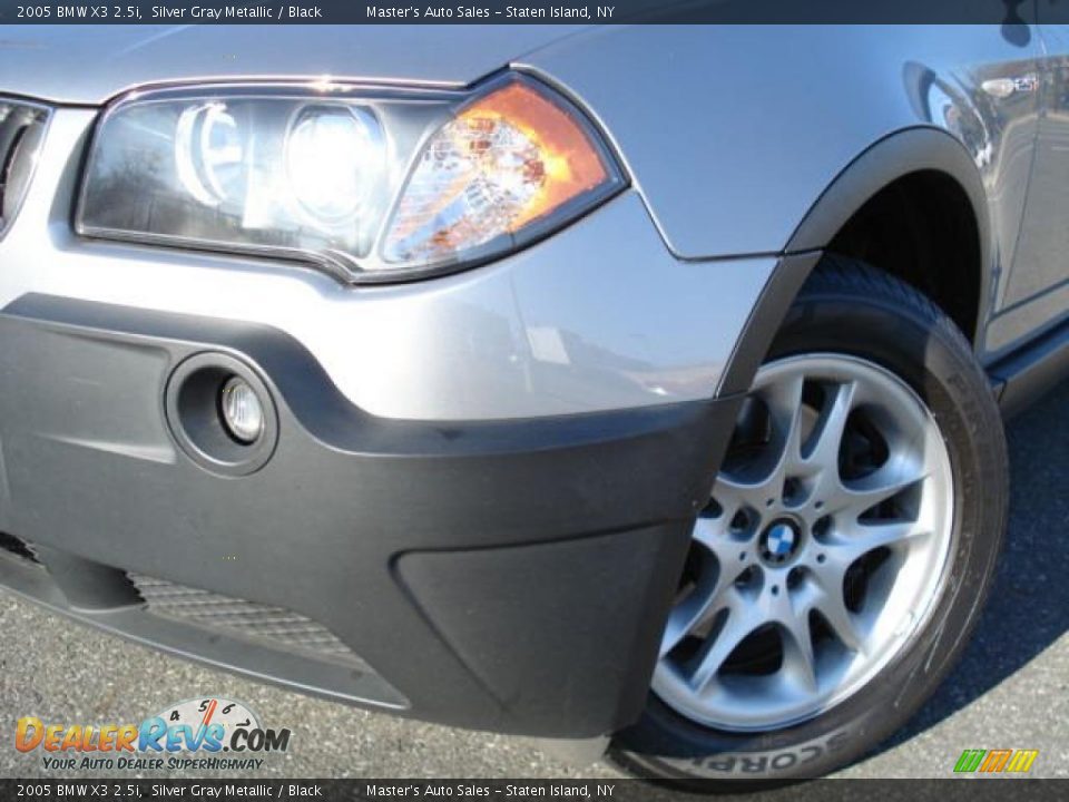 2005 BMW X3 2.5i Silver Gray Metallic / Black Photo #2