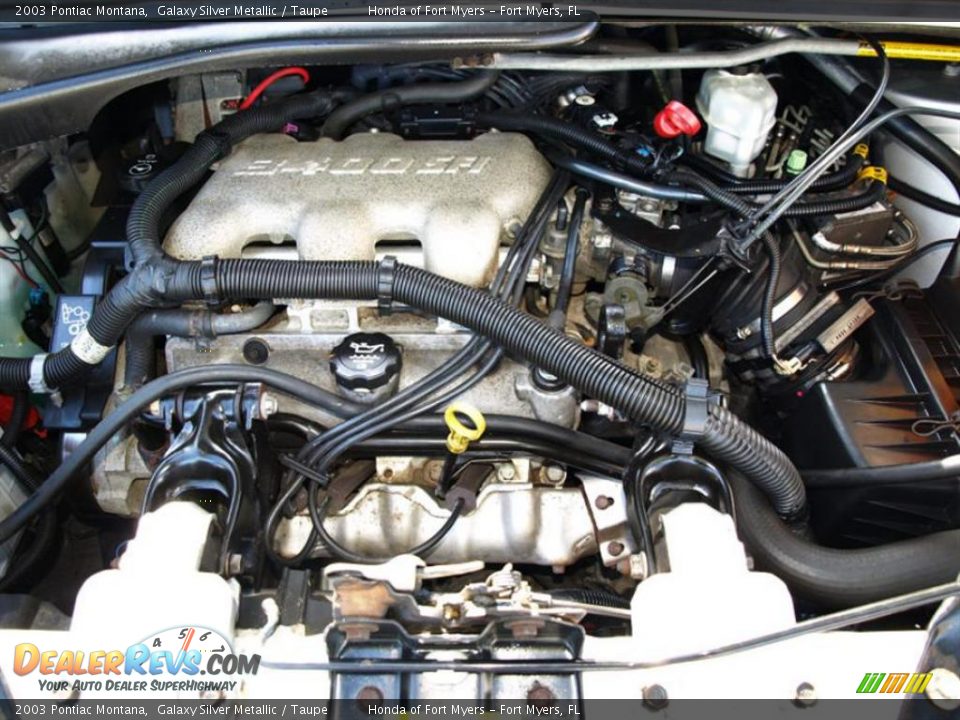 2003 Pontiac Montana Galaxy Silver Metallic / Taupe Photo #8