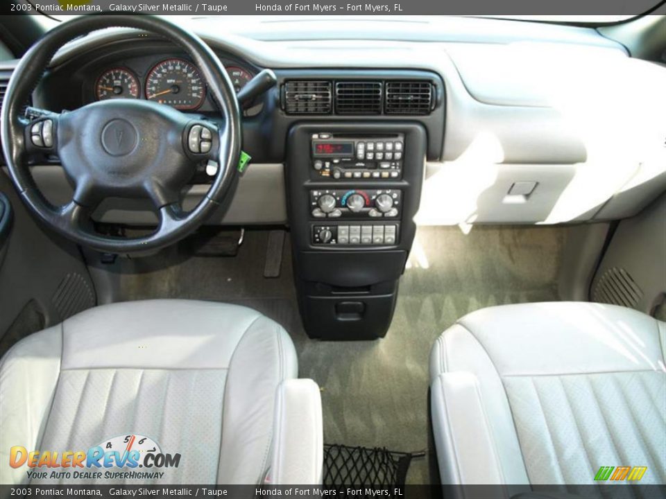 2003 Pontiac Montana Galaxy Silver Metallic / Taupe Photo #9