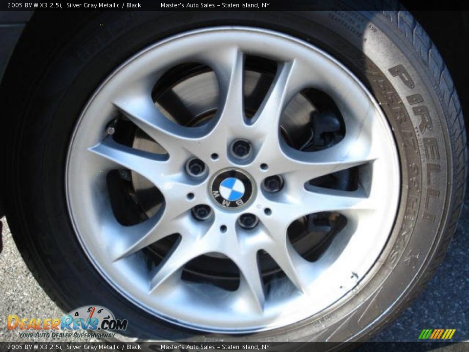 2005 BMW X3 2.5i Silver Gray Metallic / Black Photo #4