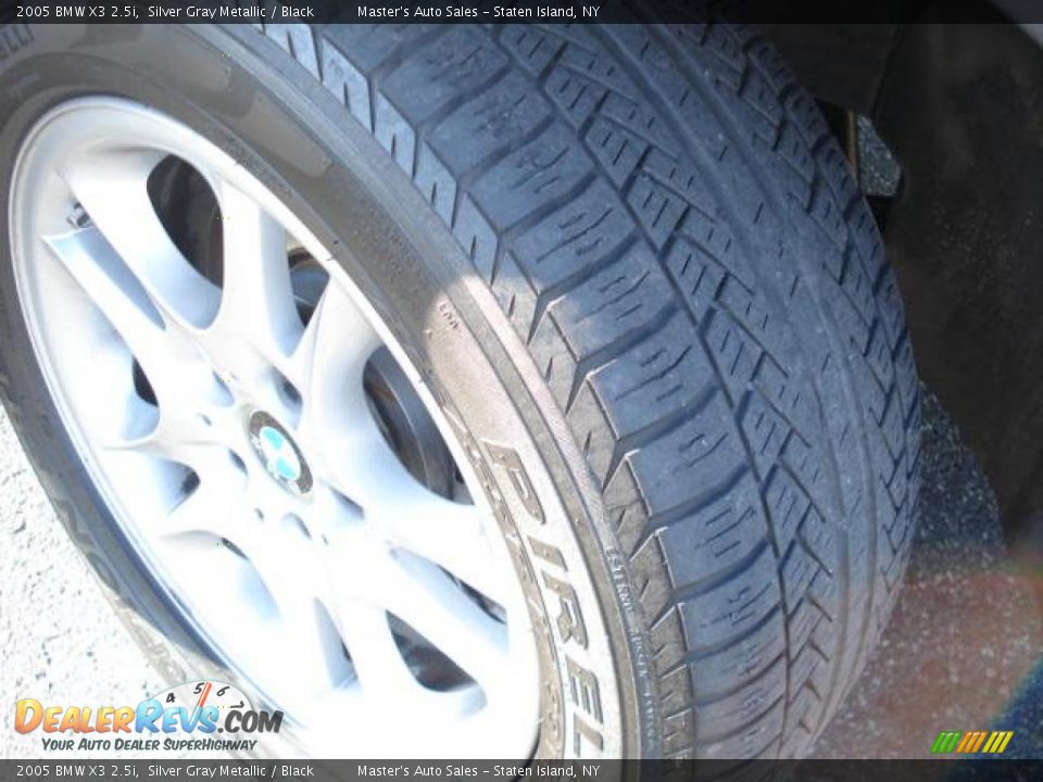 2005 BMW X3 2.5i Silver Gray Metallic / Black Photo #5