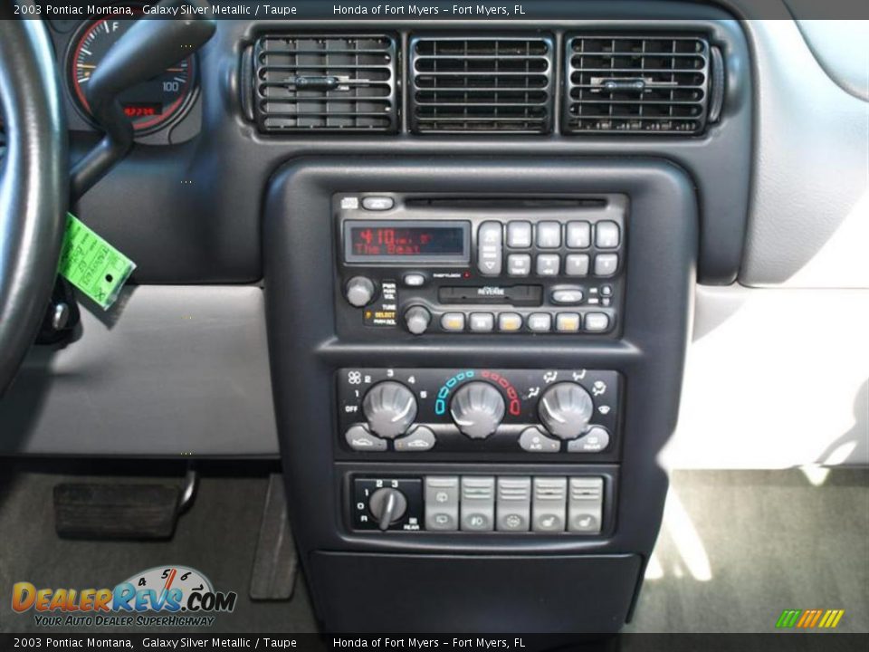 2003 Pontiac Montana Galaxy Silver Metallic / Taupe Photo #11