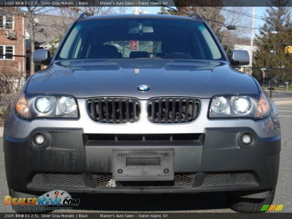 2005 BMW X3 2.5i Silver Gray Metallic / Black Photo #6