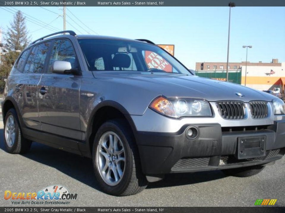 2005 BMW X3 2.5i Silver Gray Metallic / Black Photo #7