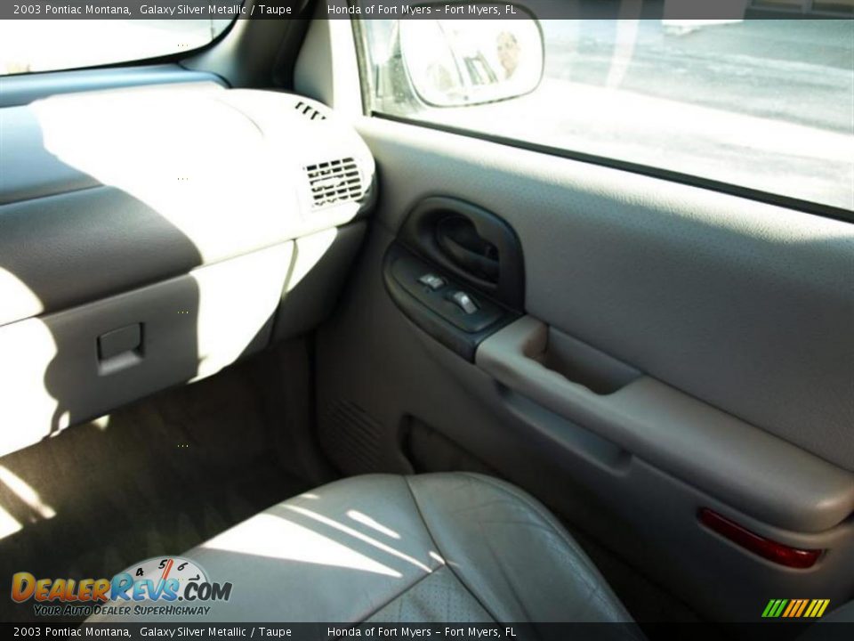 2003 Pontiac Montana Galaxy Silver Metallic / Taupe Photo #12