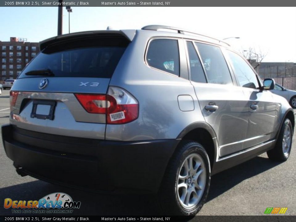 2005 BMW X3 2.5i Silver Gray Metallic / Black Photo #8