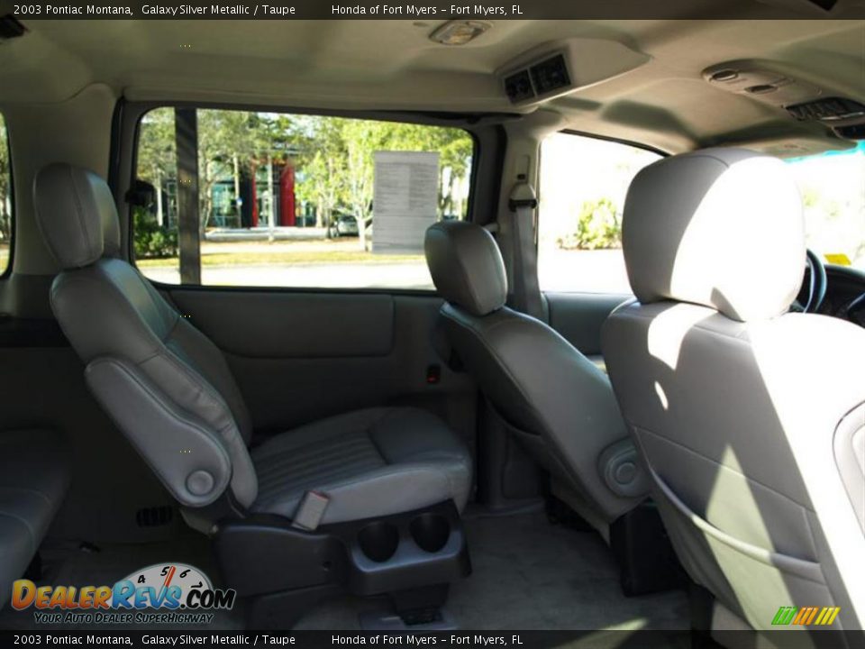 2003 Pontiac Montana Galaxy Silver Metallic / Taupe Photo #13