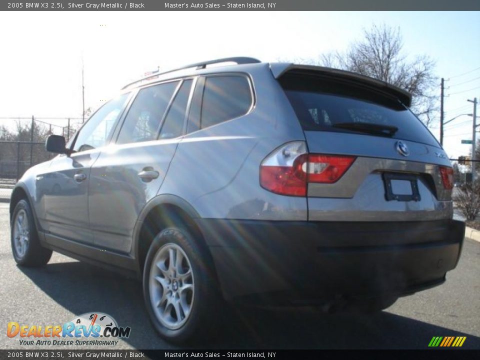 2005 BMW X3 2.5i Silver Gray Metallic / Black Photo #9