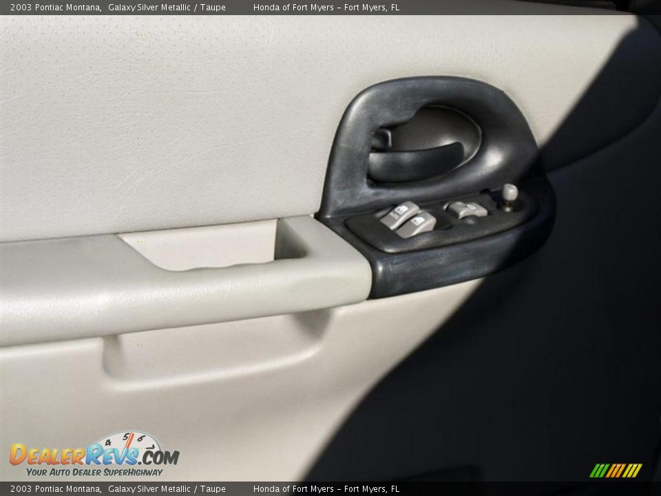 2003 Pontiac Montana Galaxy Silver Metallic / Taupe Photo #14