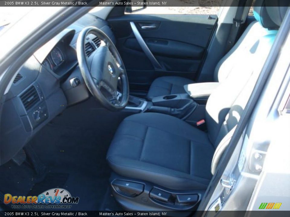 2005 BMW X3 2.5i Silver Gray Metallic / Black Photo #13