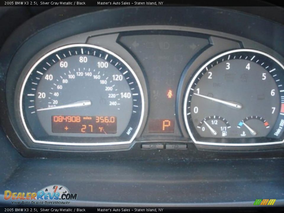 2005 BMW X3 2.5i Silver Gray Metallic / Black Photo #14