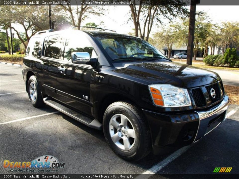 2007 Nissan Armada SE Galaxy Black / Sand Photo #1