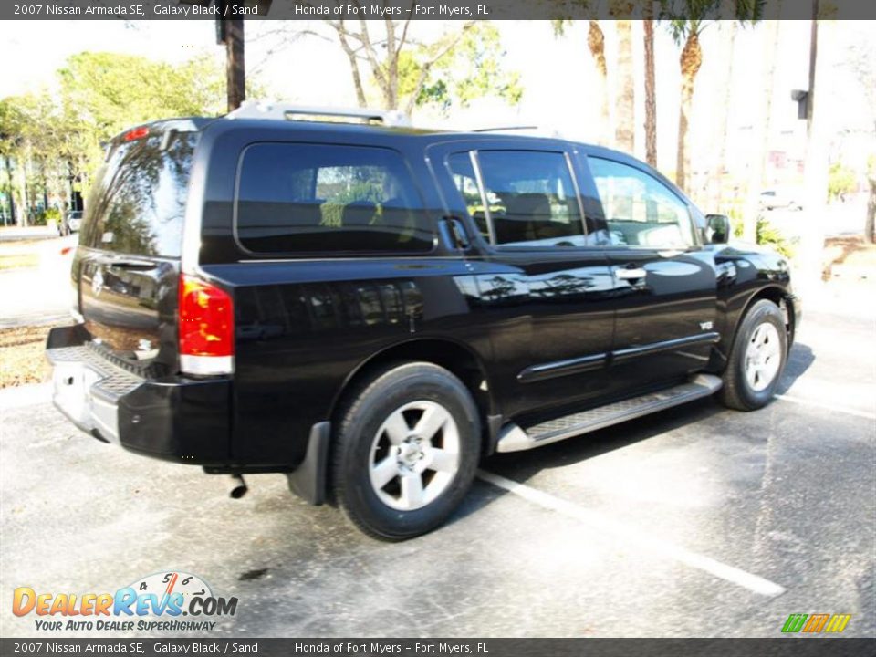 2007 Nissan Armada SE Galaxy Black / Sand Photo #3