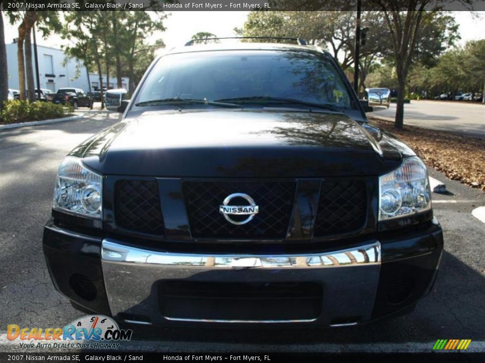 2007 Nissan Armada SE Galaxy Black / Sand Photo #7