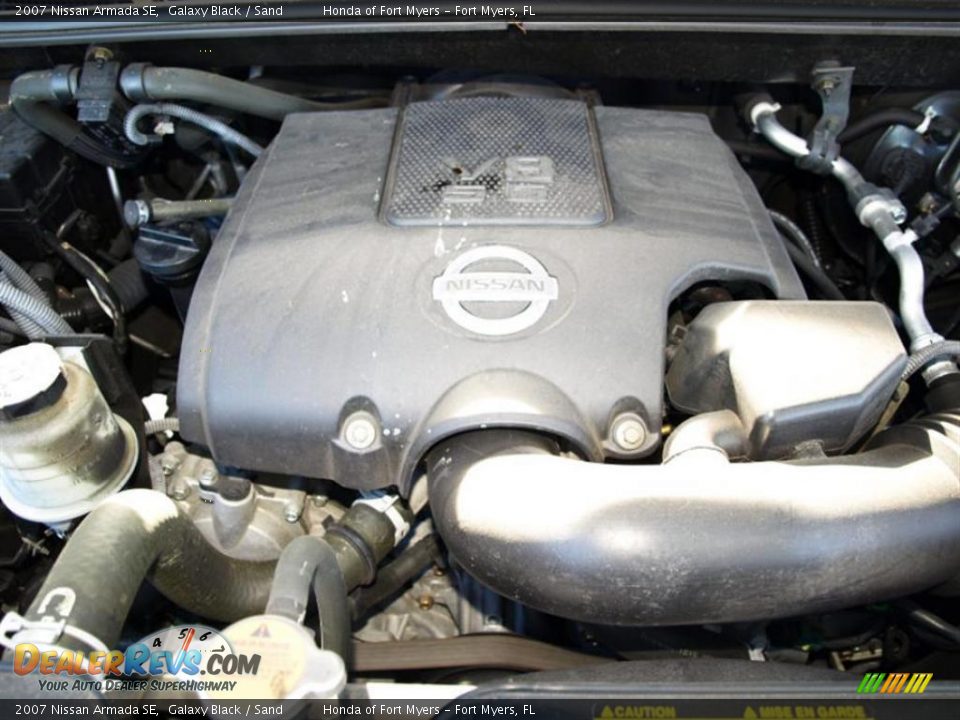 2007 Nissan Armada SE Galaxy Black / Sand Photo #8