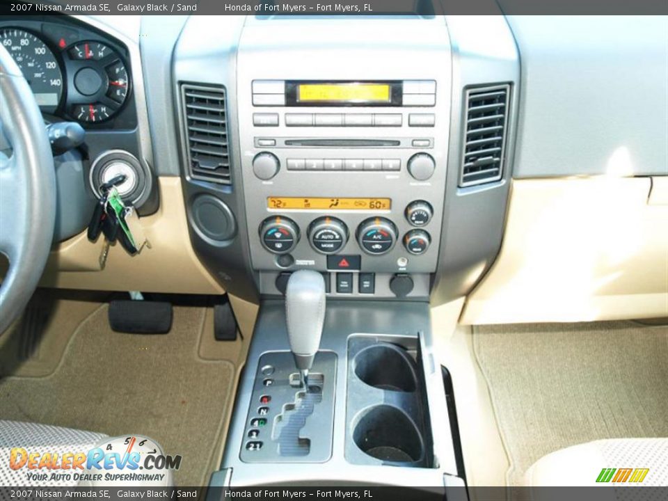 2007 Nissan Armada SE Galaxy Black / Sand Photo #11