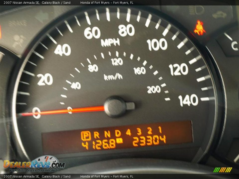 2007 Nissan Armada SE Galaxy Black / Sand Photo #16
