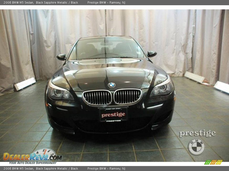 2008 BMW M5 Sedan Black Sapphire Metallic / Black Photo #6