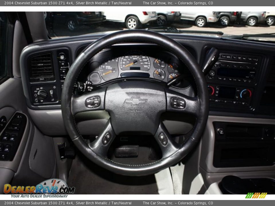 2004 Chevrolet Suburban 1500 Z71 4x4 Silver Birch Metallic / Tan/Neutral Photo #8