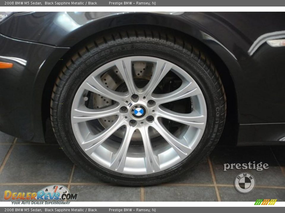 2008 BMW M5 Sedan Black Sapphire Metallic / Black Photo #8