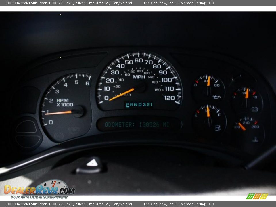2004 Chevrolet Suburban 1500 Z71 4x4 Silver Birch Metallic / Tan/Neutral Photo #9