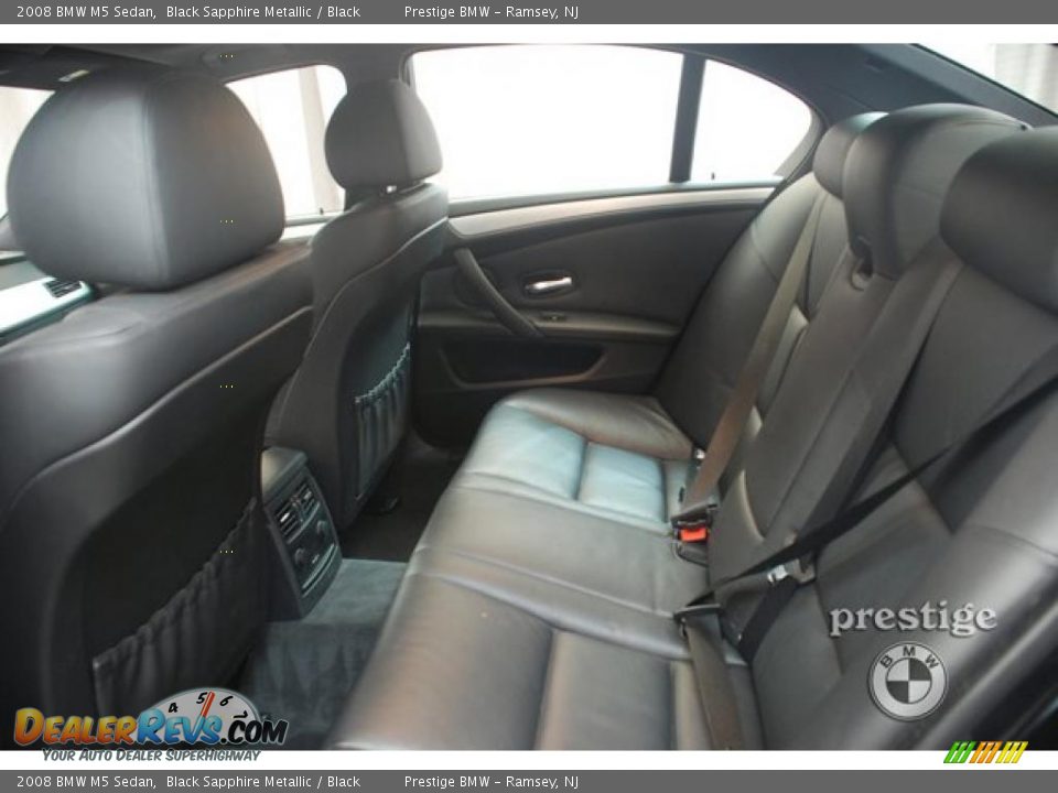 2008 BMW M5 Sedan Black Sapphire Metallic / Black Photo #10