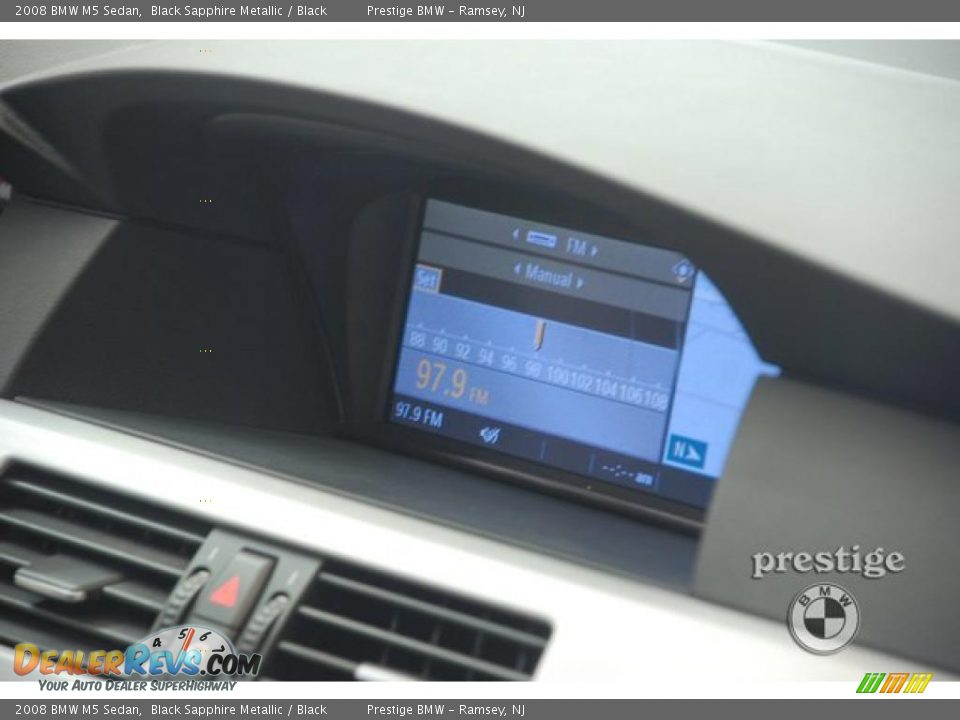 2008 BMW M5 Sedan Black Sapphire Metallic / Black Photo #16